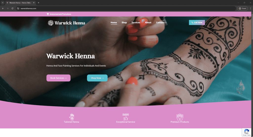 arrowhead-warwick henna