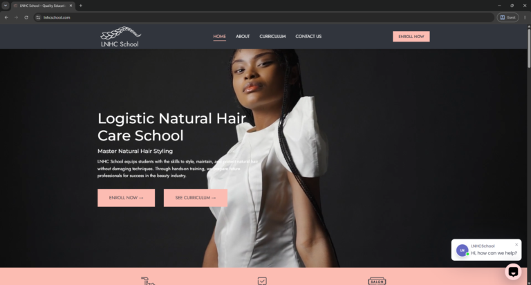 Logistic Natural Hair Care School